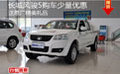 長城風(fēng)駿5購車少量優(yōu)惠 送原廠精美禮品