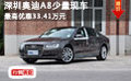 深圳奧迪A8少量現(xiàn)車 最高優(yōu)惠33.41萬元