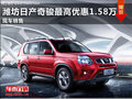 濰坊日產奇駿最高優惠1.58萬元 有現車
