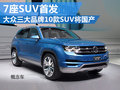 大眾國產SUV戰略 三大品牌10款SUV將國產