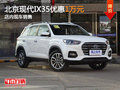北京現(xiàn)代ix35優(yōu)惠1萬元 店內(nèi)現(xiàn)車銷售