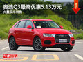 奧迪Q3最高優惠5.13萬元 大量現車銷售