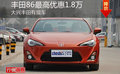 豐田86最高優(yōu)惠1.8萬 大興豐田有現(xiàn)車