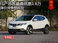 日產(chǎn)逍客最高優(yōu)惠1.6萬(wàn) 降價(jià)競(jìng)爭(zhēng)昂科拉