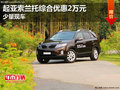 起亞索蘭托綜合優(yōu)惠2萬元 店內(nèi)少量現(xiàn)車
