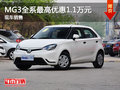 運城MG3全系最高優惠1.1萬元 現車銷售