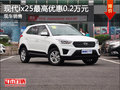 店內(nèi)現(xiàn)金促銷 購(gòu)ix25可享讓利2000元