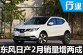 東風(fēng)日產(chǎn)2月銷(xiāo)量同比增兩成 創(chuàng)同期新高