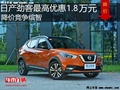 日產(chǎn)勁客最高優(yōu)惠1.8萬(wàn)元 降價(jià)競(jìng)爭(zhēng)繽智