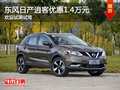東風日產(chǎn)逍客優(yōu)惠1.4萬 競爭本田XR-V