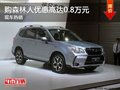 保定购森林人优惠高达0.8万元 现车热销