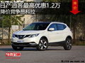 日產(chǎn)逍客最高優(yōu)惠1.2萬 降價(jià)競爭昂科拉