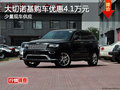 大切諾基購車優惠4.1萬元 少量現車