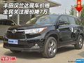 丰田汉兰达现车价格 全民关注报价降7万