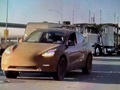 特斯拉Model Y越野版原型車諜照 懸架升高配AT輪胎