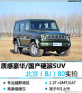 質(zhì)感豪華/國(guó)產(chǎn)硬派SUV 北京BJ80實(shí)拍
