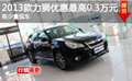 2013款力獅優惠最高0.3萬元 有少量現車