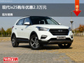 滄州現(xiàn)代ix25優(yōu)惠2.3萬元 降價(jià)競爭陽光