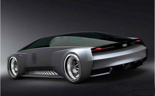 奥迪来自未来科幻概念车具有突破性设计