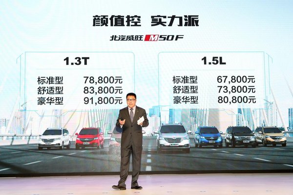 北汽威旺M50F广州车展 售6.78-9.18万元-图3