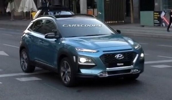 进口现代Kona电动版小型SUV 2018年推出-图1