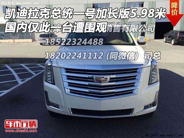 凱迪拉克總統(tǒng)一號(hào)加長(zhǎng)版5.98米 國(guó)內(nèi)一臺(tái)-圖1