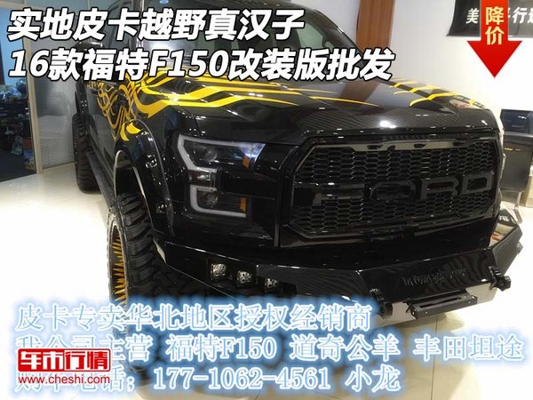 实地皮卡真汉子 16款福特F150改装版批发-图1