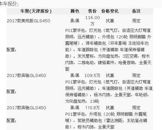 2017款奔馳GLS450 自貿(mào)區(qū)現(xiàn)車價(jià)格超低價(jià)-圖3