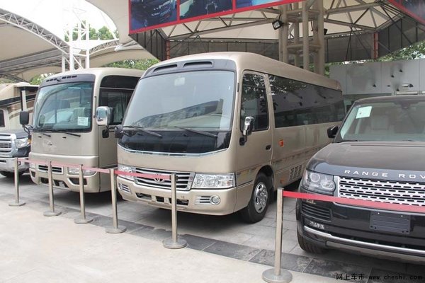 丰田考斯特豪华版现车 11座商务客车豪惠-图1