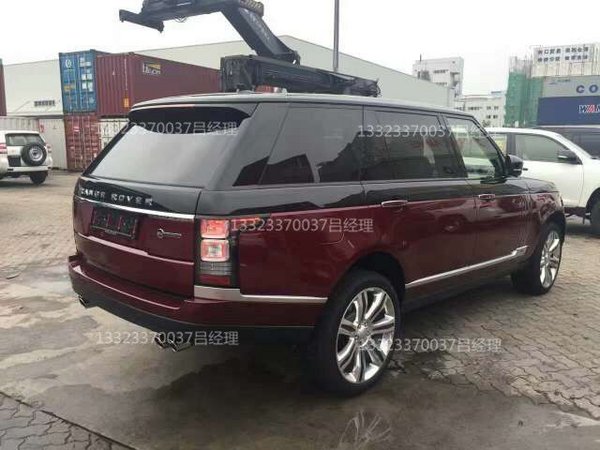 全球限量黑紅雙拼色路虎 巔峰創(chuàng)世SV加長(zhǎng)-圖4