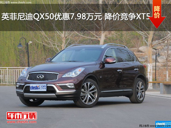 英菲尼迪QX50优惠7.98万元 降价竞争XT5-图1