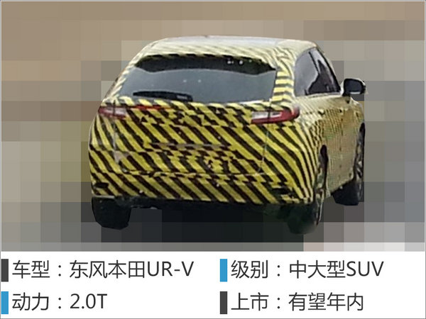 本田U-RV大SUV配7座版 竞争汉兰达-图-图3