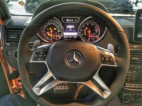奔驰G5004x4橙色现车 复古造型新车新配-图5
