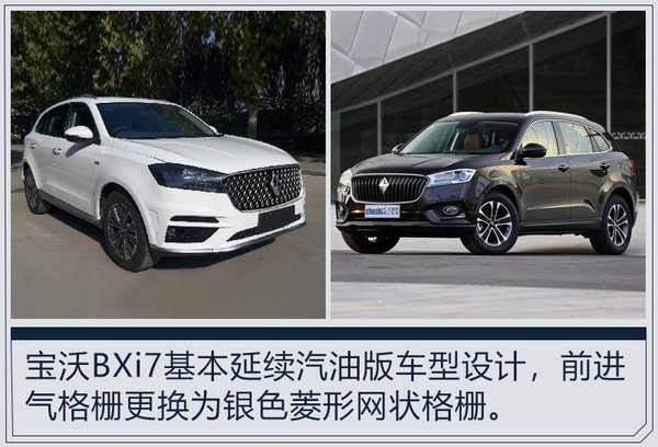 宝沃电动SUV-BXi7实车首曝 续航里程500km-图2