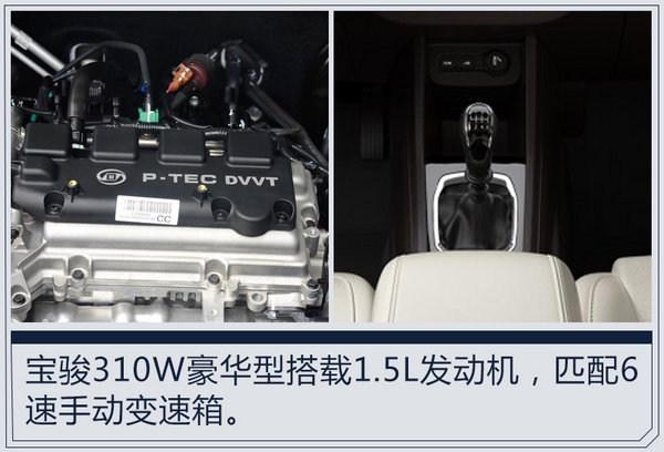 宝骏310w豪华型现已正式上市 售价万元-图6