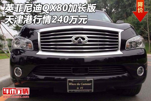 英菲尼迪QX80加长版 天津港行情240万元-图1