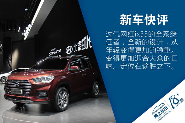 2017上海车展 北京现代全新一代ix35实拍-图2