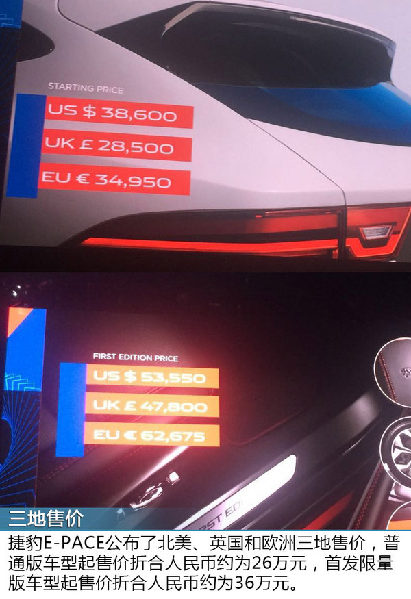 实拍捷豹全新SUV E-PACE 明年在华国产-图2