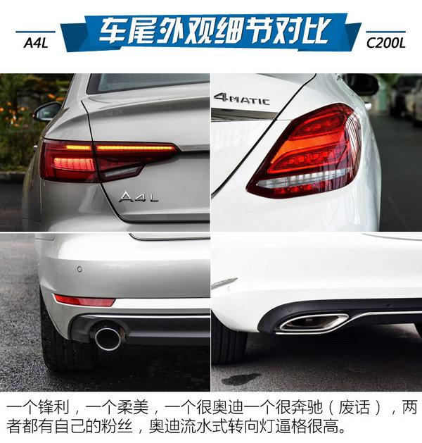 抢占奔驰宝座 奥迪新A4L对比奔驰C200L-图7