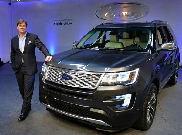 2014洛杉矶国际车展 福特2016款探险者_福特探险者