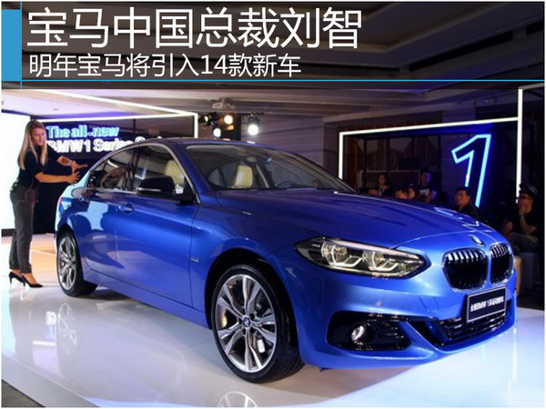 宝马中国总裁刘智：明年宝马将引入14款新车-图1
