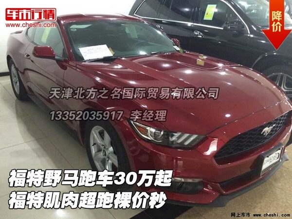 福特野马跑车30万起 福特肌肉超跑裸价秒-图1