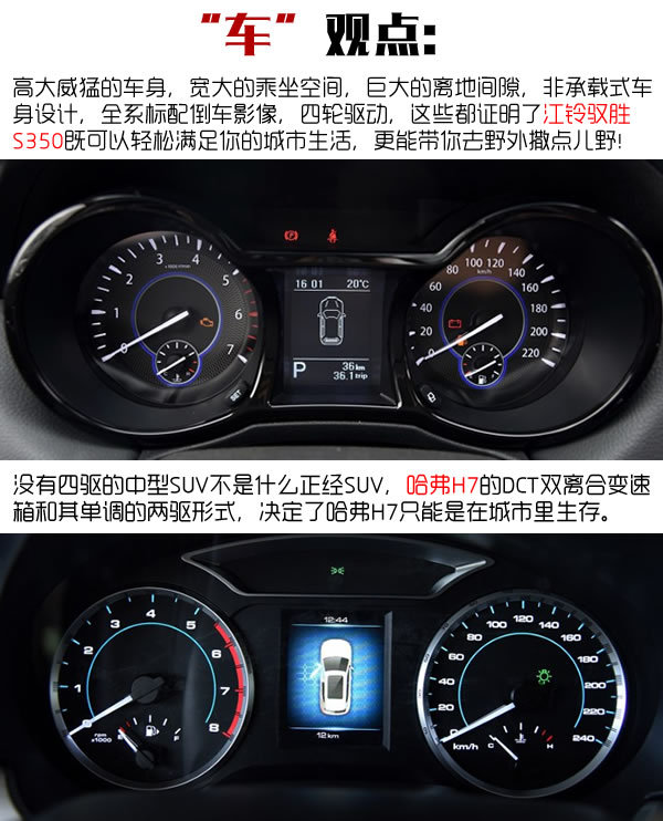 车市奇葩说：全新江铃驭胜S350对哈弗H7-图8