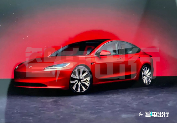 特斯拉新款Model 3实车官图泄露本月国内开启投产-图1