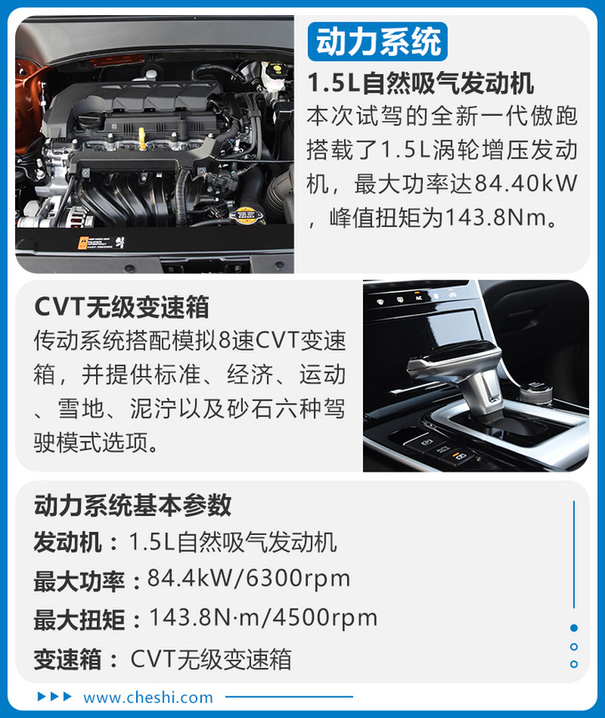 新潮外观越级配置 十万带回家 试全新一代傲跑-图1