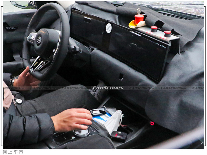 宝马全新7系内饰曝光取消电子档把/配曲面大屏-图2