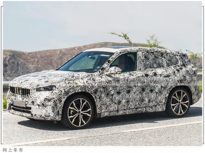 宝马全新一代X1曝光配一体式大屏/格栅尺寸升级-图3