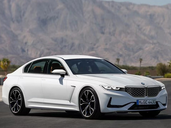 宝马全新5系渲染图或搭7系同款内饰/配插混动力-图1