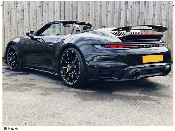 保时捷911 Turbo S实拍搭3.8T/配红色运动座椅-图3