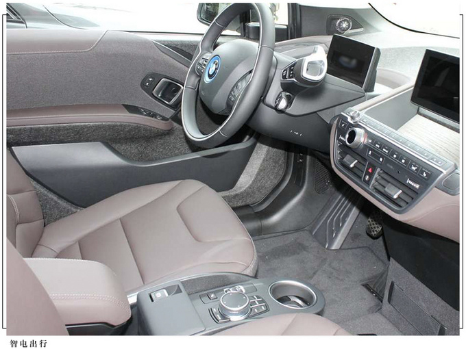 宝马i3实拍曝光双色车身设计/配悬浮中控大屏-图4